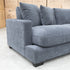 The Fate Deep Seat Feather & Foam RHF Chaise Lounge - Pewter