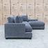 The Fate Deep Seat Feather & Foam RHF Chaise Lounge - Pewter