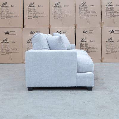 The Fate Deep Seat Feather & Foam 2.5 Seat Sofa - Bluefox available to purchase from Warehouse Furniture Clearance at our next sale event.