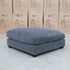 The Fate Feather & Foam Ottoman - Pewter