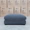 The Fate Feather & Foam Ottoman - Pewter available to purchase from Warehouse Furniture Clearance at our next sale event.