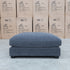 The Fate Feather & Foam Ottoman - Pewter