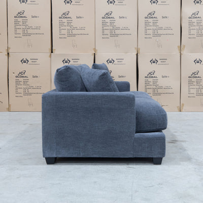 The Fate Deep Seat Feather & Foam 2.5 Seat Sofa - Pewter available to purchase from Warehouse Furniture Clearance at our next sale event.