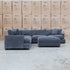 The Fate Deep Seated Feather & Foam Corner Lounge - Pewter