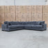 The Fate Deep Seated Feather & Foam Corner Lounge - Pewter