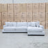 The Fate Deep Seat Feather & Foam RHF Chaise Lounge - Bluefox
