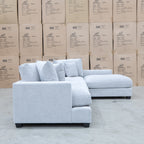 The Fate Deep Seat Feather & Foam RHF Chaise Lounge - Bluefox - PRE ORDER Available After 3rd November available to purchase from Warehouse Furniture Clearance at our next sale event.