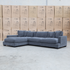 The Fate Deep Seat Feather & Foam LHF Chaise Lounge - Pewter