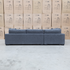 The Fate Deep Seat Feather & Foam LHF Chaise Lounge - Pewter