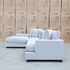 The Fate Deep Seat Feather & Foam LHF Chaise Lounge - Bluefox