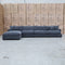 The Fate Deep Seat Feather & Foam Modular Corner Ottoman Suite - Pewter available to purchase from Warehouse Furniture Clearance at our next sale event.