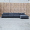 The Fate Deep Seat Feather & Foam Modular Corner Ottoman Suite - Pewter available to purchase from Warehouse Furniture Clearance at our next sale event.