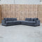 The Fate Deep Seat Feather & Foam Modular Corner Ottoman Suite - Pewter available to purchase from Warehouse Furniture Clearance at our next sale event.