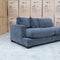 The Fate Deep Seat Feather & Foam Modular Corner Ottoman Suite - Pewter available to purchase from Warehouse Furniture Clearance at our next sale event.