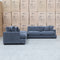 The Fate Deep Seat Feather & Foam Modular Corner Ottoman Suite - Pewter available to purchase from Warehouse Furniture Clearance at our next sale event.