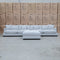 The Fate Deep Seat Feather & Foam Modular Corner Ottoman Suite - Bluefox available to purchase from Warehouse Furniture Clearance at our next sale event.