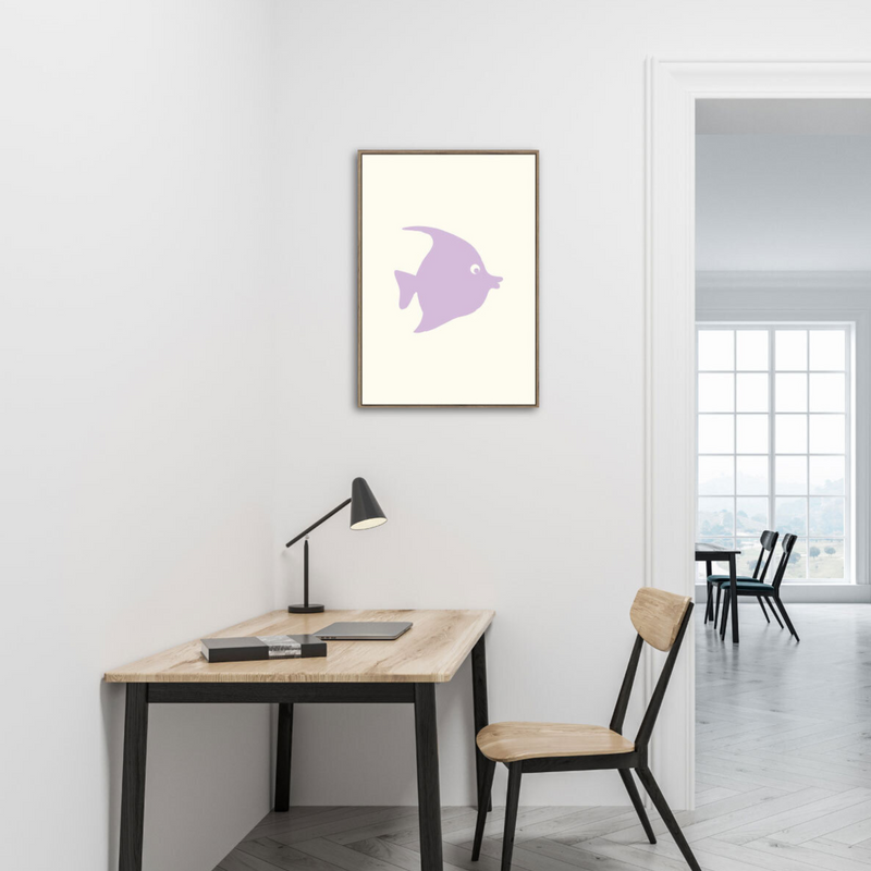 The Rayell Fish Print - Cream - FBA70  - Available Instore Only available to purchase from Warehouse Furniture Clearance at our next sale event.