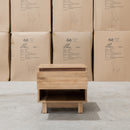 The Mandalay Mountain Ash 1 Drawer Bedside available to purchase from Warehouse Furniture Clearance at our next sale event.