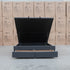 The Amelia King Fabric Gas Lift Storage Drawer Bed - Charcoal - PRE ORDER Available After 23rd October