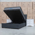 The Amelia Queen Fabric Gas Lift Storage Bed - Charcoal - PRE ORDER Available After 23rd October