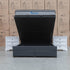 The Amelia Queen Fabric Gas Lift Storage Bed - Charcoal - PRE ORDER Available After 23rd October