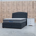 The Emily Queen Fabric Gas Lift Storage Drawer Bed - Charcoal - PRE ORDER Available After 23rd October