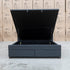 The Amie Queen Fabric Gas Lift & Storage Drawer Bed - Charcoal