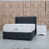 The Amie Queen Fabric Gas Lift & Storage Drawer Bed - Charcoal