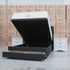 The Amie Queen Fabric Gas Lift & Storage Drawer Bed - Charcoal