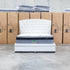 The Grace Queen Fabric Storage Bed - Cream