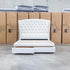 The Grace Queen Fabric Storage Bed - Cream