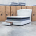 The Grace Queen Fabric Storage Bed - Cream