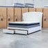The Grace Queen Fabric Storage Bed - Cream