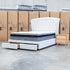 The Grace Queen Fabric Storage Bed - Cream
