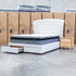 The Grace Queen Fabric Storage Bed - Cream