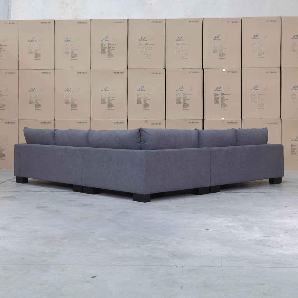 The Delta Deep Seated Corner Lounge - Graphite available to purchase from Warehouse Furniture Clearance at our next sale event.
