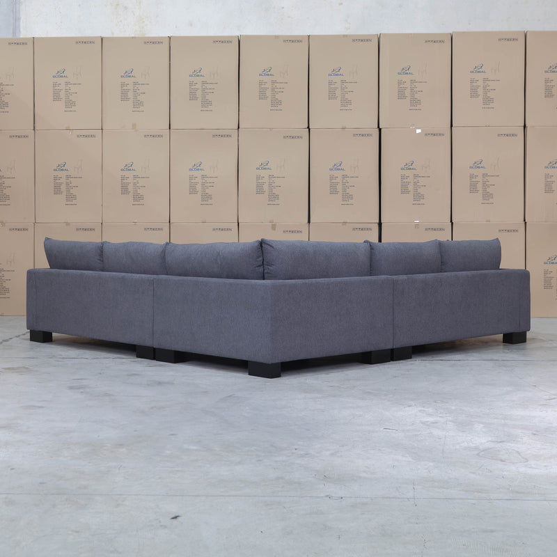The Delta Deep Seated Corner Lounge - Graphite available to purchase from Warehouse Furniture Clearance at our next sale event.