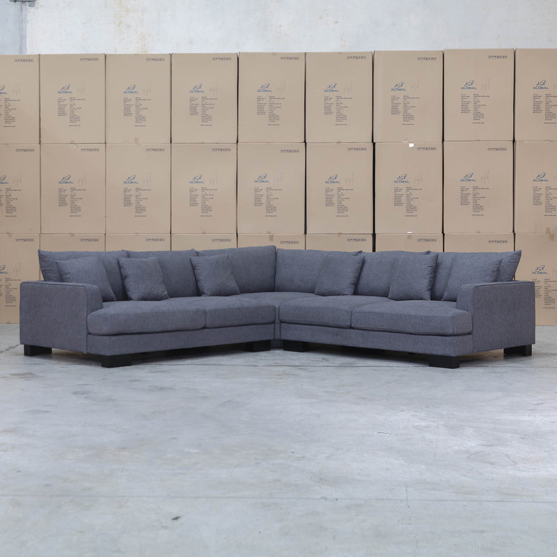 The Delta Deep Seated Corner Lounge - Graphite available to purchase from Warehouse Furniture Clearance at our next sale event.