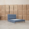 The Bailey Queen Upholstered Bed - Steel - In Store Purchase Only available to purchase from Warehouse Furniture Clearance at our next sale event.