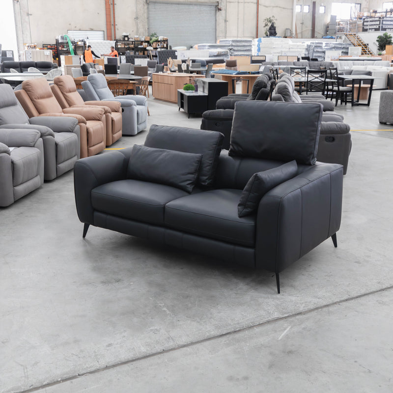 The HTL-12961-LUPF - 2.5 Seat Sofa - Black - Floor Stock available to purchase from Warehouse Furniture Clearance at our next sale event.