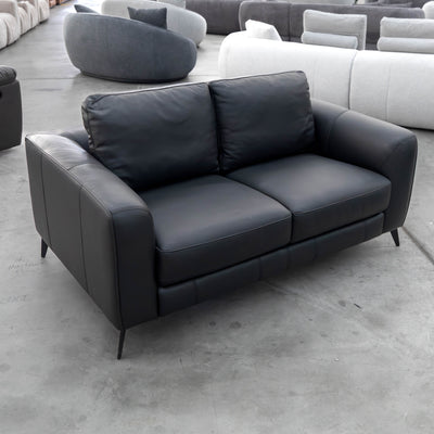 The HTL-12961-LUPF - Two Seat Sofa - Black - Floor Stock available to purchase from Warehouse Furniture Clearance at our next sale event.
