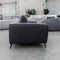 The HTL-12961-LUPF - Two Seat Sofa - Black - Floor Stock available to purchase from Warehouse Furniture Clearance at our next sale event.