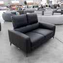 The HTL-12961-LUPF - Two Seat Sofa - Black - Floor Stock available to purchase from Warehouse Furniture Clearance at our next sale event.