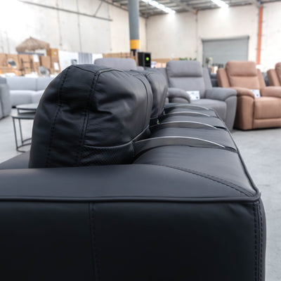 The HTL-12961-LUPF - Two Seat Sofa - Black - Floor Stock available to purchase from Warehouse Furniture Clearance at our next sale event.
