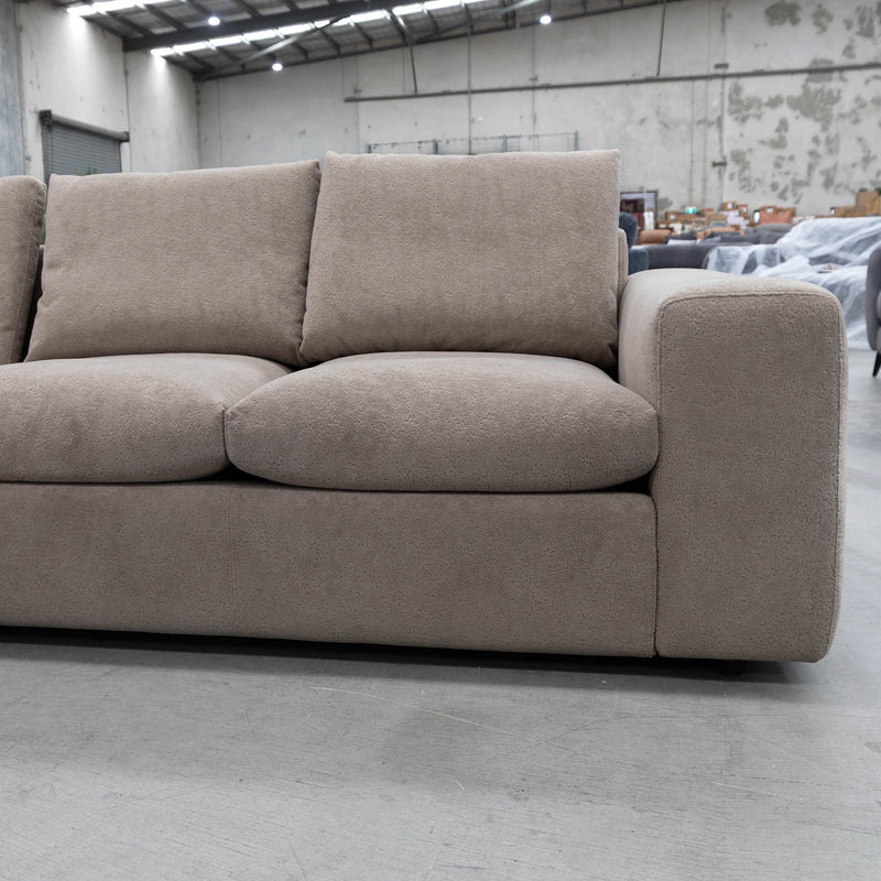 The HTL-13288-UK Corner lounge suite - Biscuit - Floor Stock available to purchase from Warehouse Furniture Clearance at our next sale event.