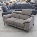 The RS-11485 Two Seat Sofa - Dark Grey - Floor Stock available to purchase from Warehouse Furniture Clearance at our next sale event.