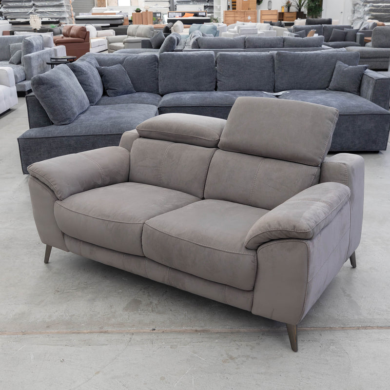 The RS-11485 Two Seat Sofa - Dark Grey - Floor Stock available to purchase from Warehouse Furniture Clearance at our next sale event.