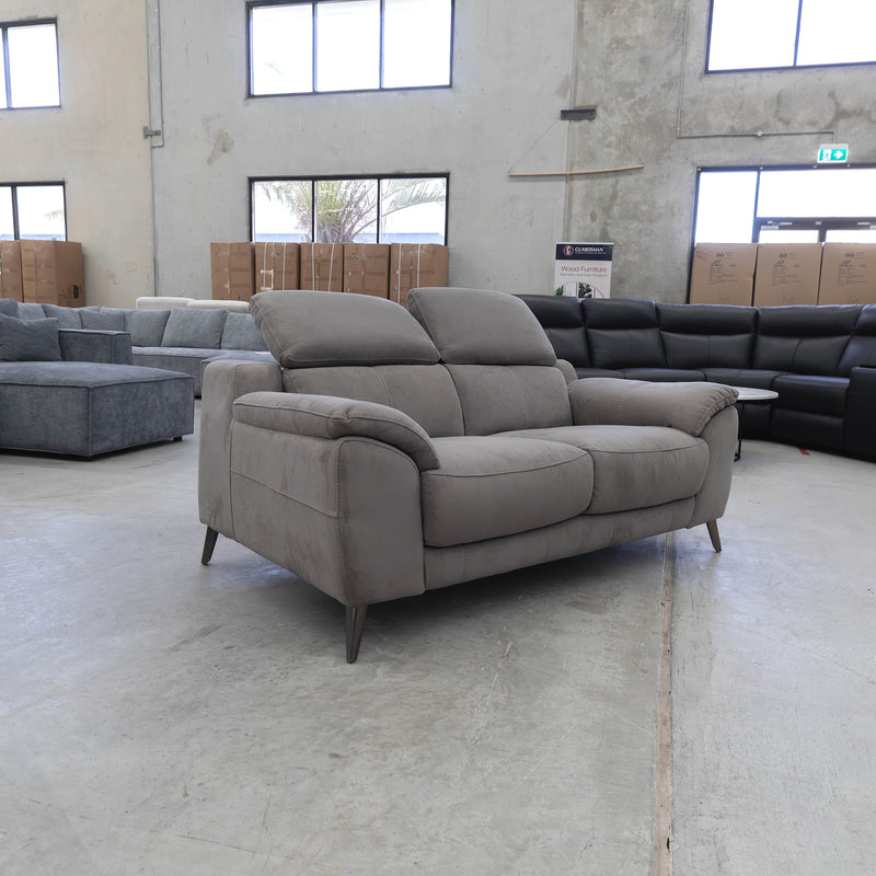 The RS-11485 Two Seat Sofa - Dark Grey - Floor Stock available to purchase from Warehouse Furniture Clearance at our next sale event.