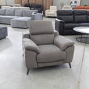 The RS-11485 Single Recliner - Dark Grey - Floor Stock available to purchase from Warehouse Furniture Clearance at our next sale event.