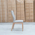 The Hampshire Leather Dining Chair - Light Grey